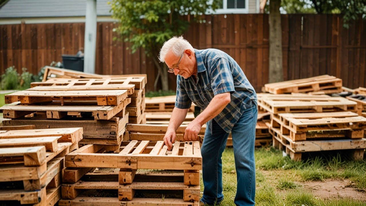 Beyond Imagination: 70-Year-Old Craftsman To Magic From Pallet Wood To Elevate Your Home. A Must-See