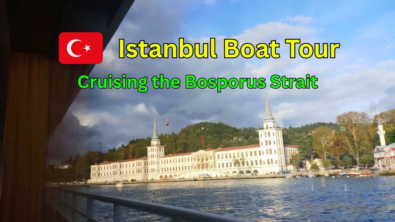 Scenic Boat Ride in Istanbul | Cruising the Bosporus Strait from Üsküdar to Beykoz