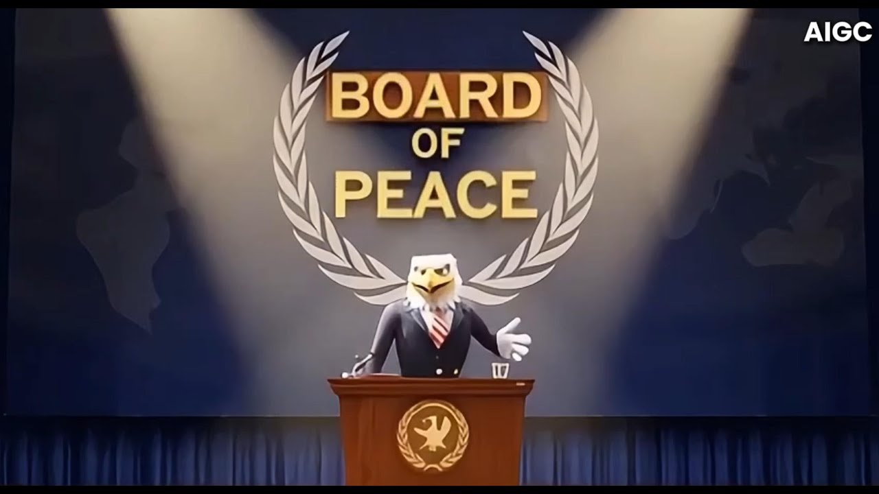 AI Cartoon | Board of Peace, or bored of peace?