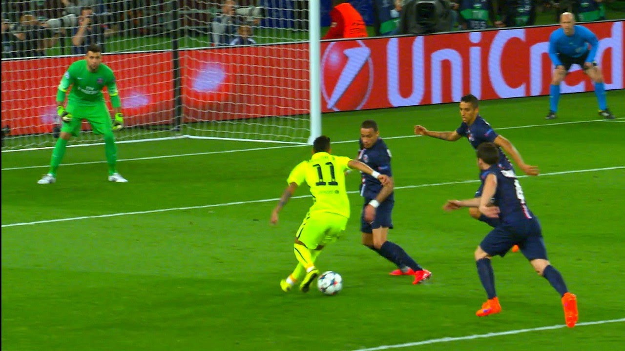 Neymar vs Psg (Aways) UCL 2014/15 | HD 1080i