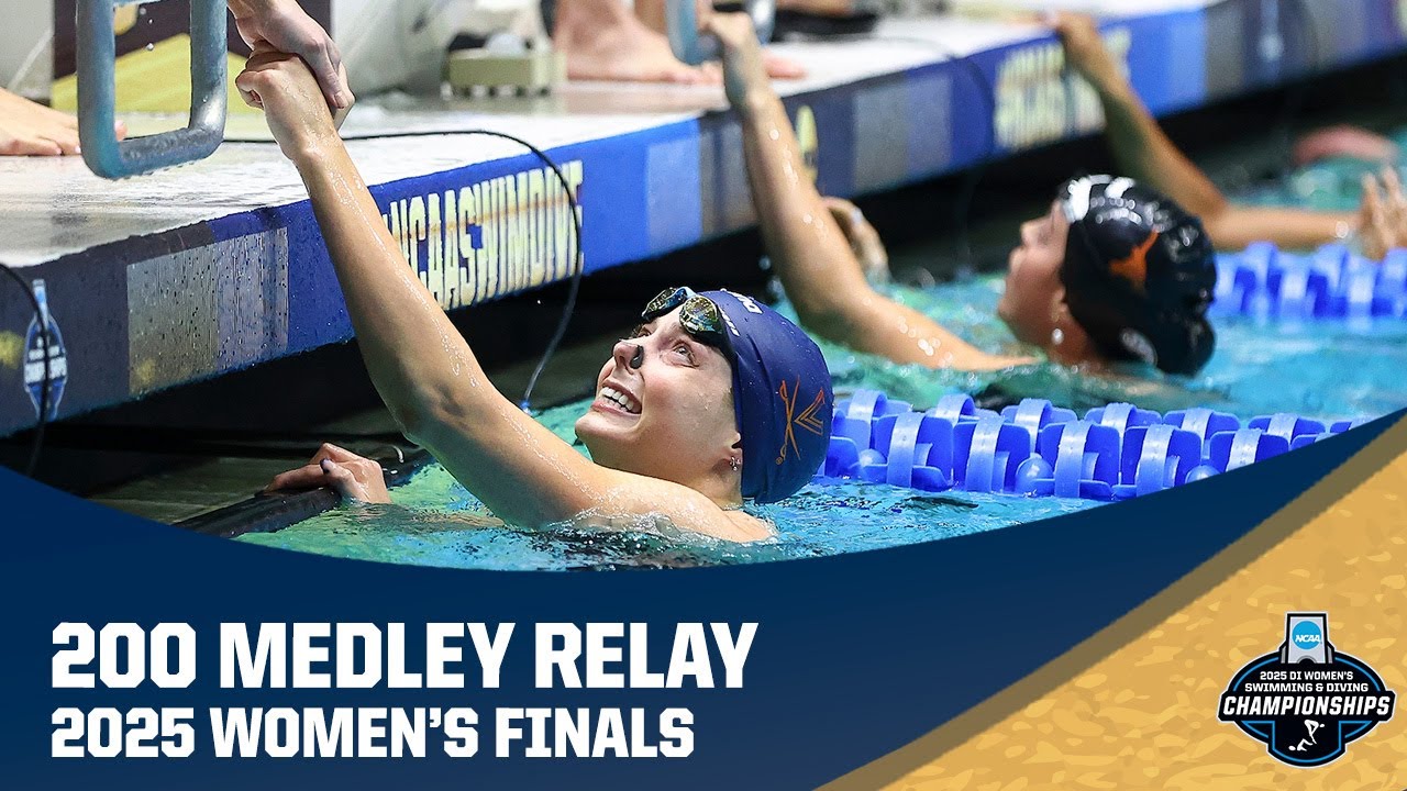 Women's 200 medley relay | 2025 NCAA swimming championships