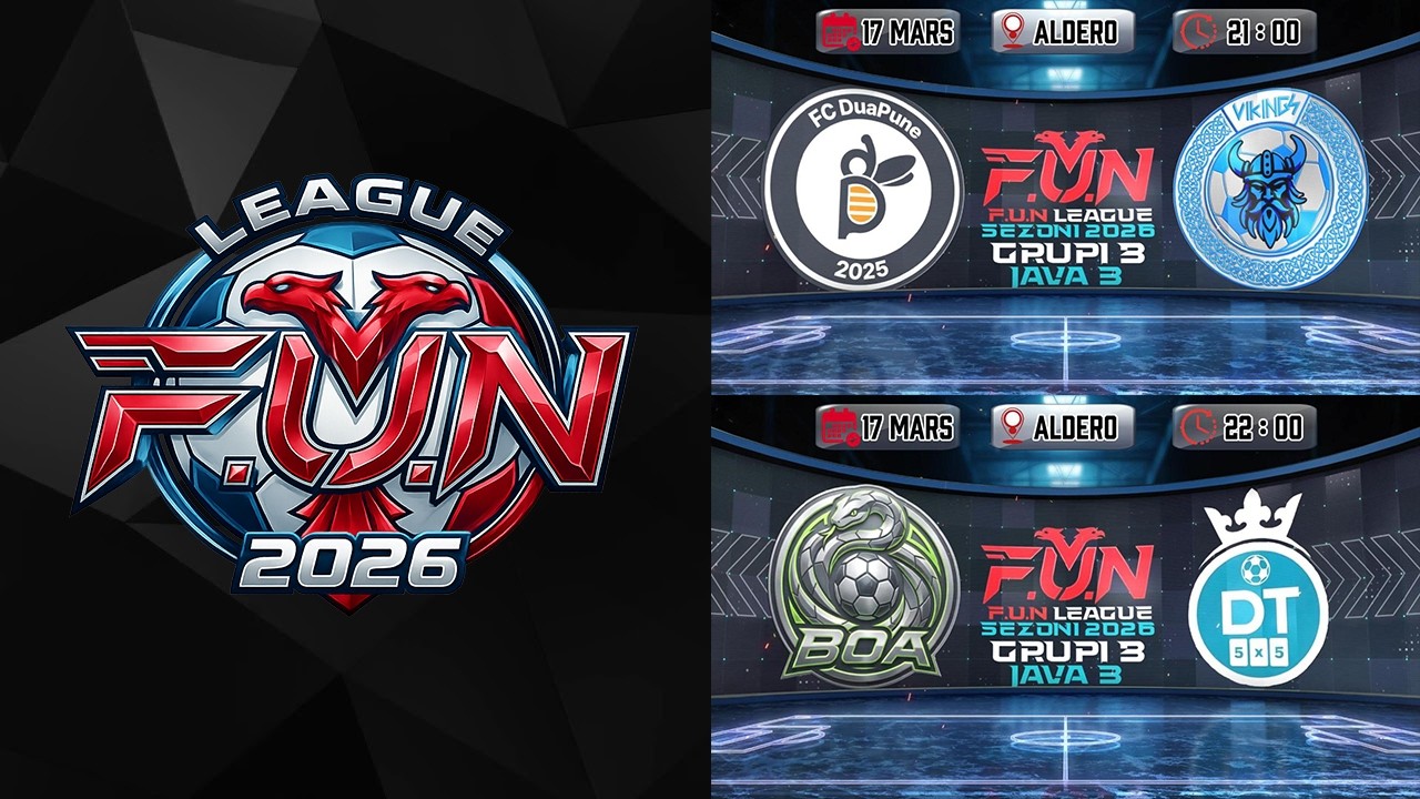 F.U.N LEAGUE 2026 JAVA 3, 17 MARS @ALDERO (PRUSH)