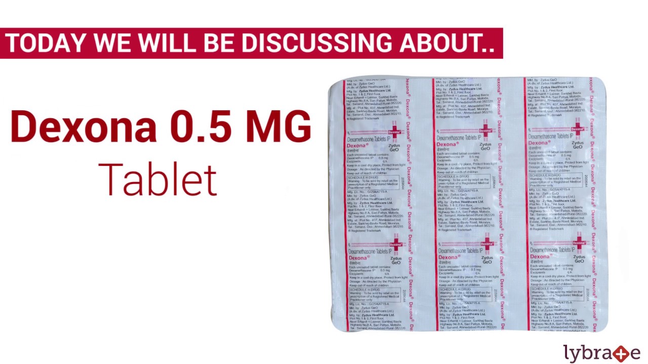 Dexona 0.5 Mg Tablet : Uses, Side Effects, Prescription & Consumption - 2019
