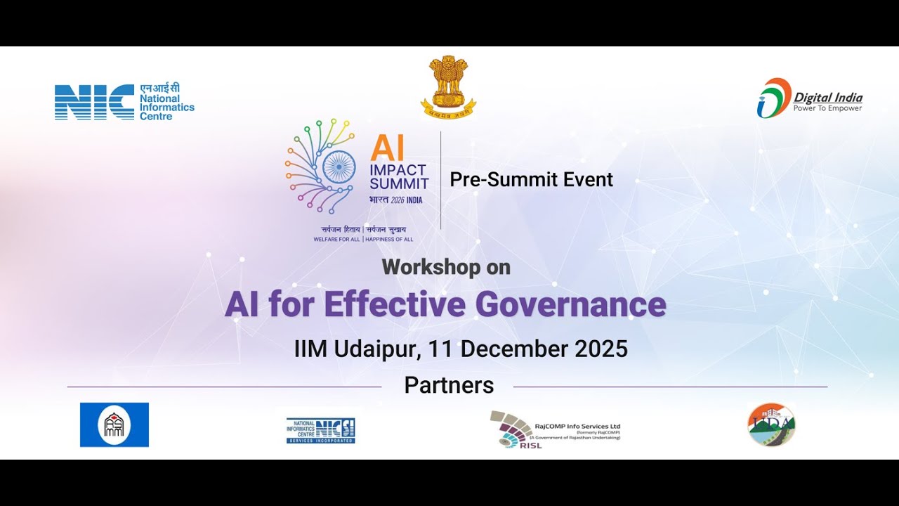 Inaugural Session | Workshop on AI for Effective Governance