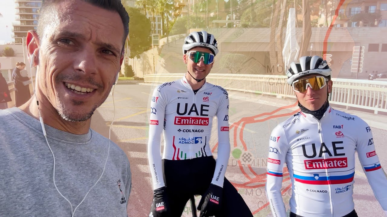 Le tour de Monaco en courant ! (Je rencontre Tadej Pogacar et Tim Wellens)