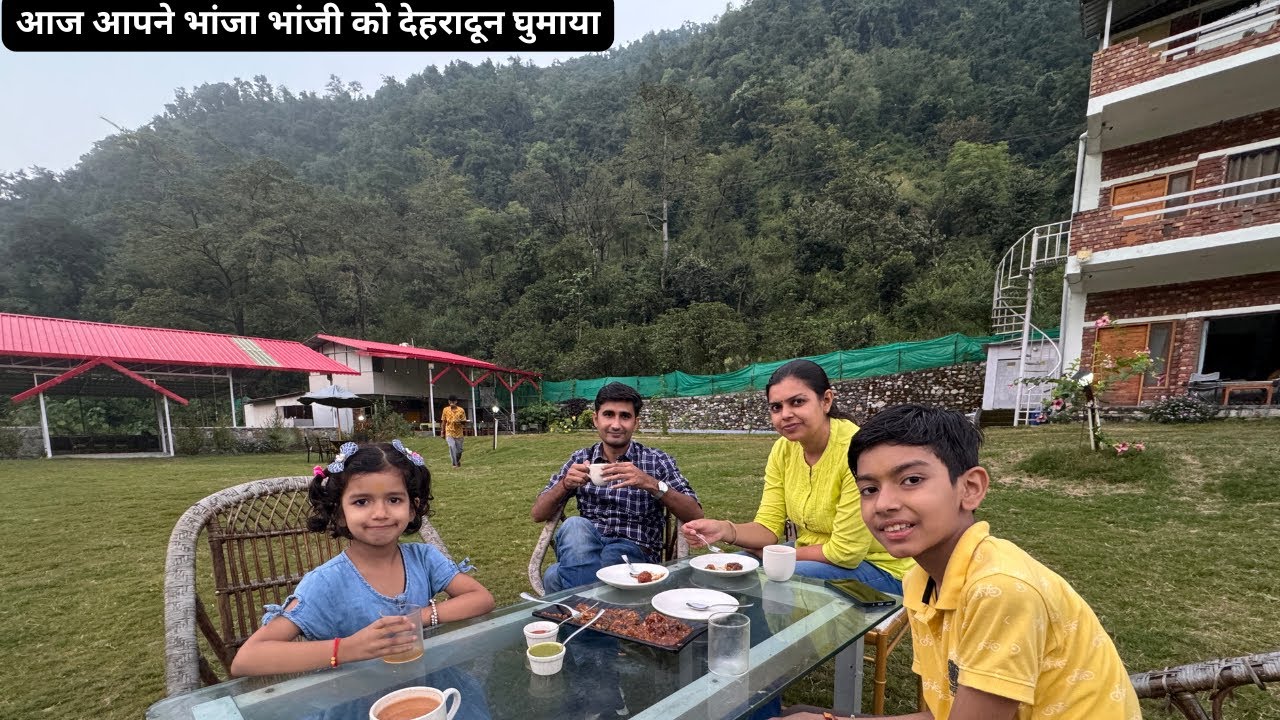 Dehradun ki best location par ghumaya apne bhanja bhanji ko