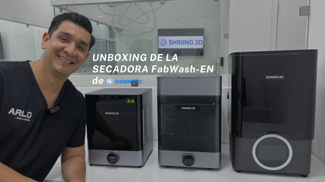 Unboxing de FabWash-EN de la empresa @Shining3DScanner