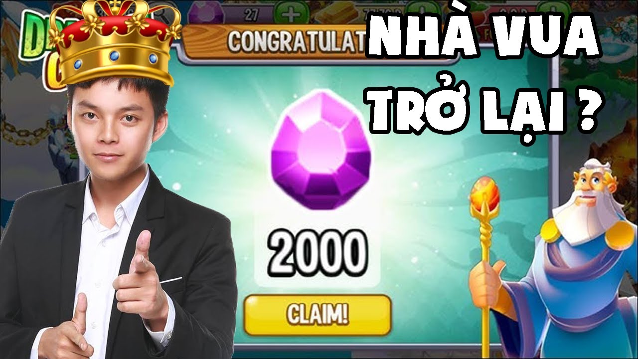 TOP 1 Rush Và Ăn Mừng Cấp Độ 100 ? | Vũ Liz Dragon City