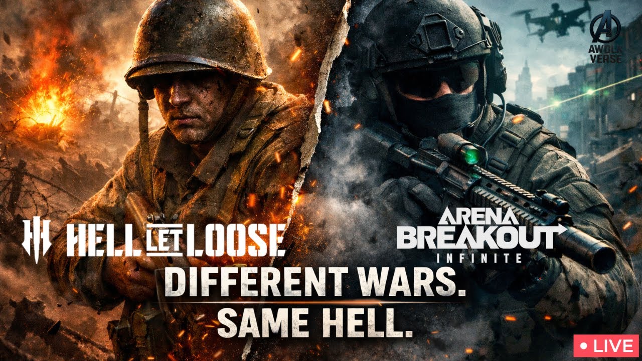 🔴 VERTICAL 🔴 LIVE |  Different wars, same hell 🪖☠️ HLL x ABI 💰🤑💵