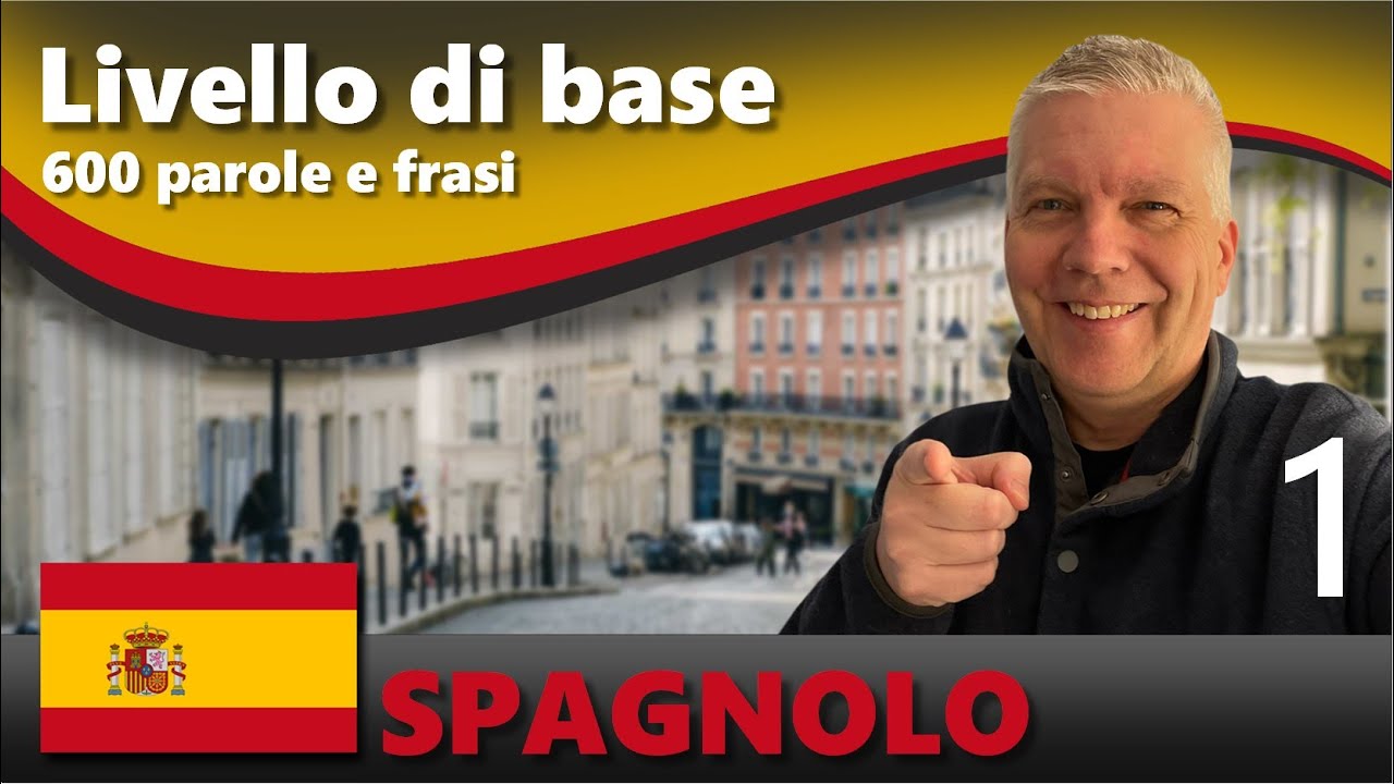Imparare lo SPAGNOLO│ Livello di base │ 600 parole e frasi ✔️