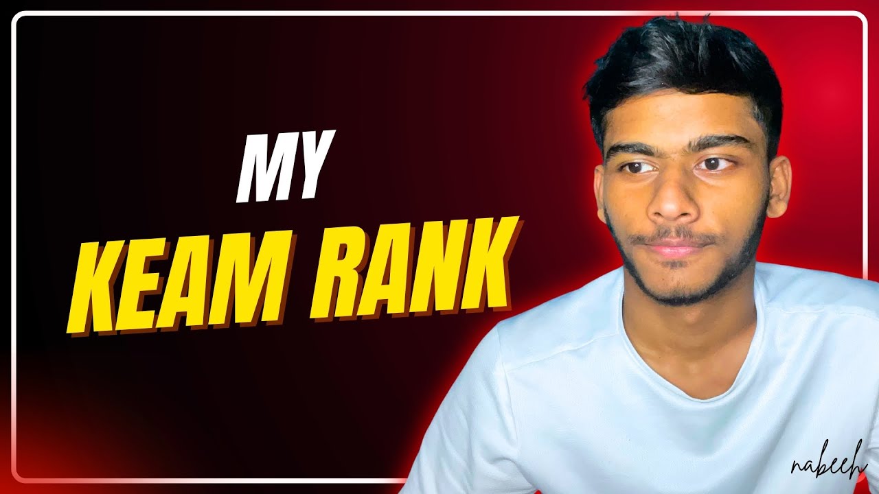 MY KEAM RANK ❓| Keam 2026 Ranklist Published✅