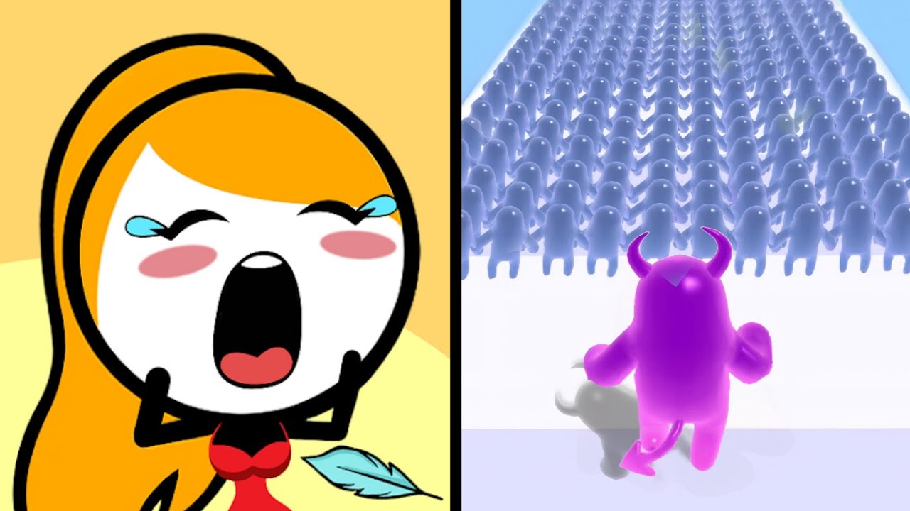 Save Her Vs Join Blob Clash 👧😈🧌🧟‍♂️ Max All Levels Android iOS Gameplay Ep 175