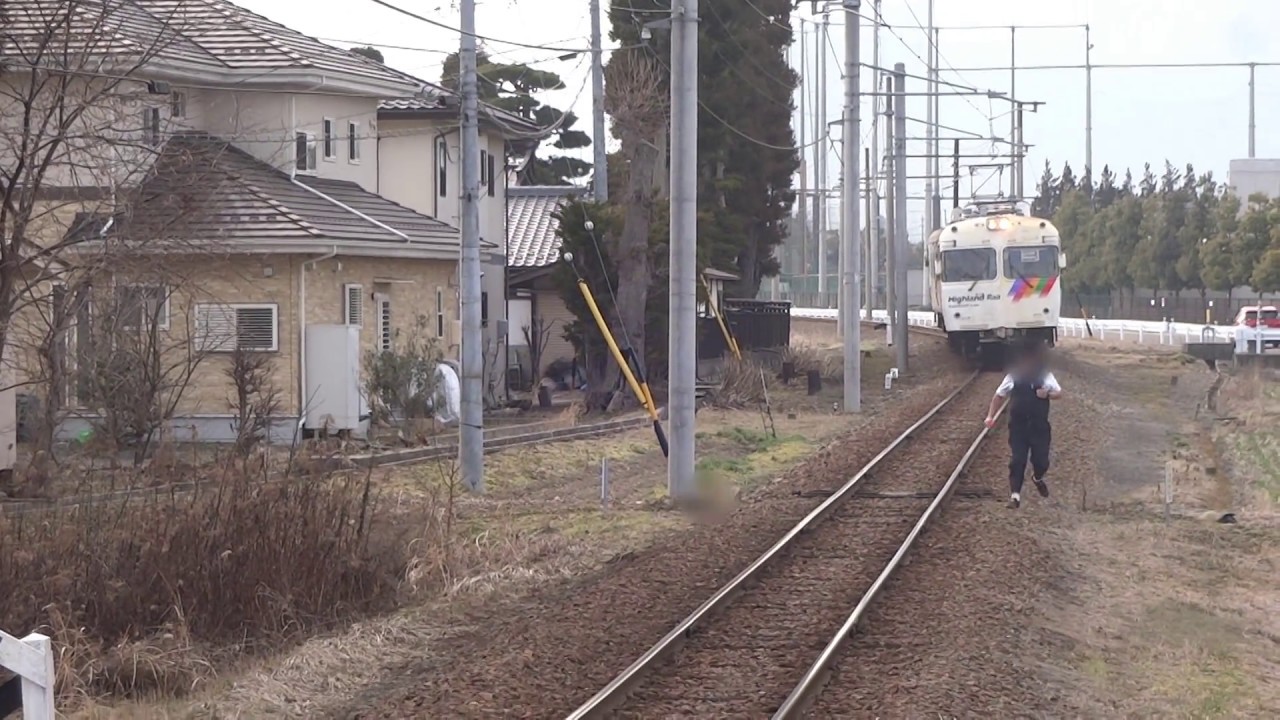 【鉄道トラブル】上高地線　救援列車連結作業