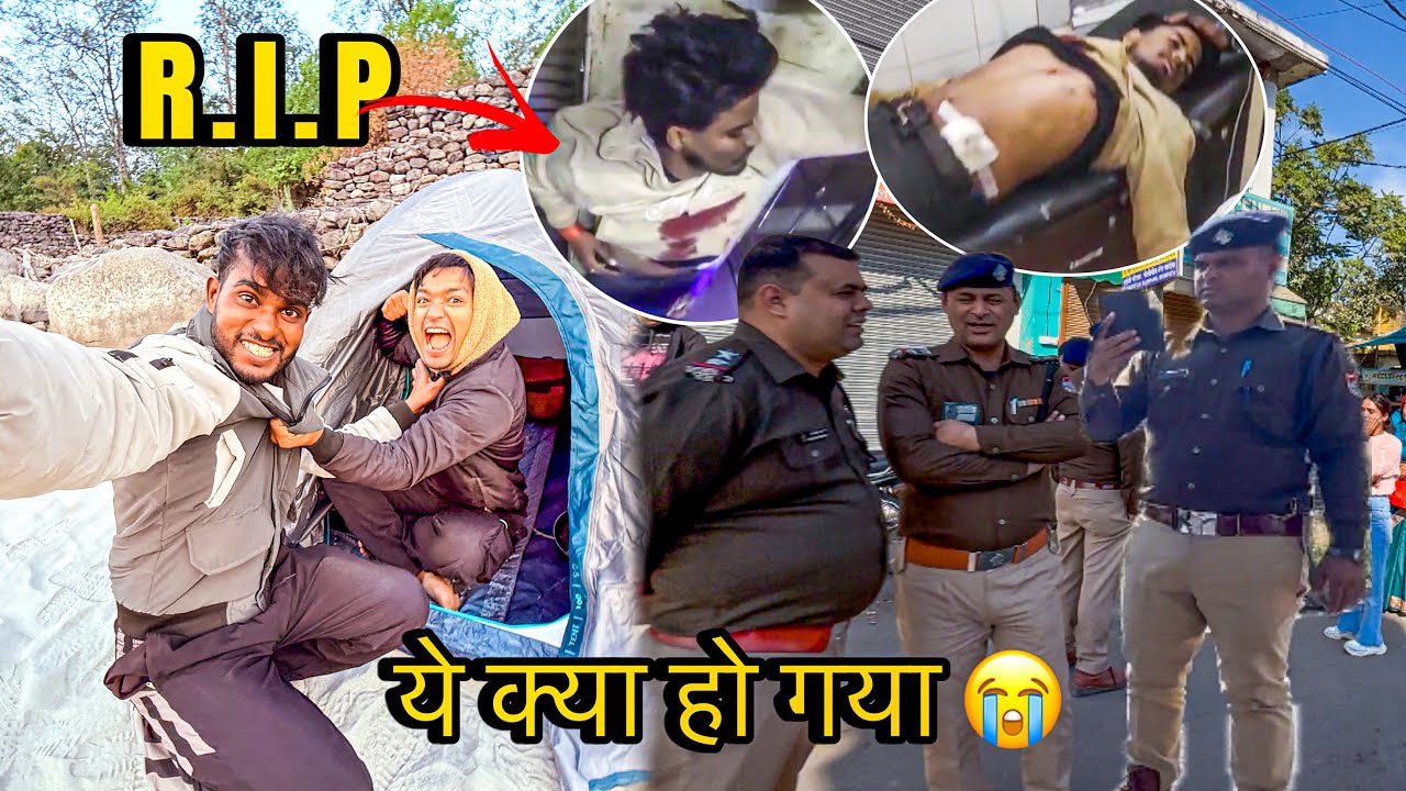 Pappu के साथ ride || Night Camping ||R.I.P😭 #uttarakhand 