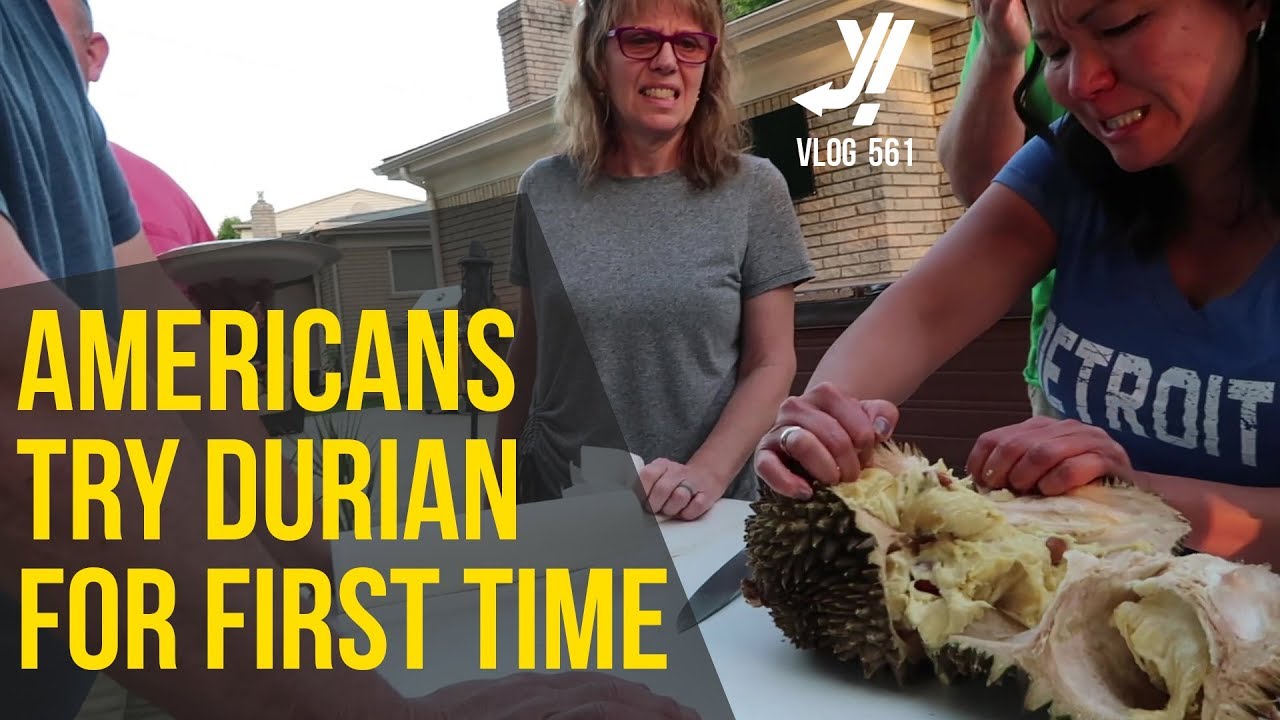 Americans try DURIAN for the first time!