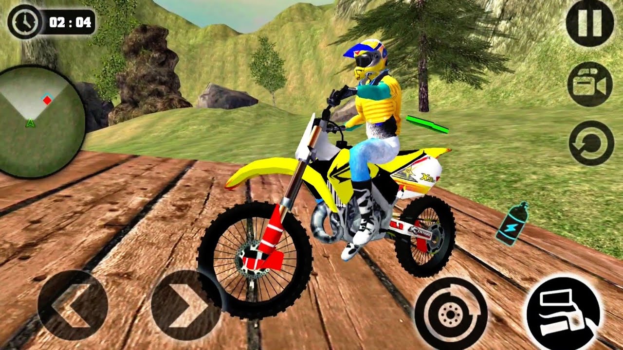 Motorcross Dirt Motor-Bike Off-Road Stunt - uphill OffRoad Motorbike Rider - Android Gameplay
