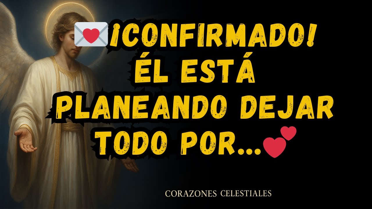 ¡CONFIRMADO! Él está planeando dejar todo por...