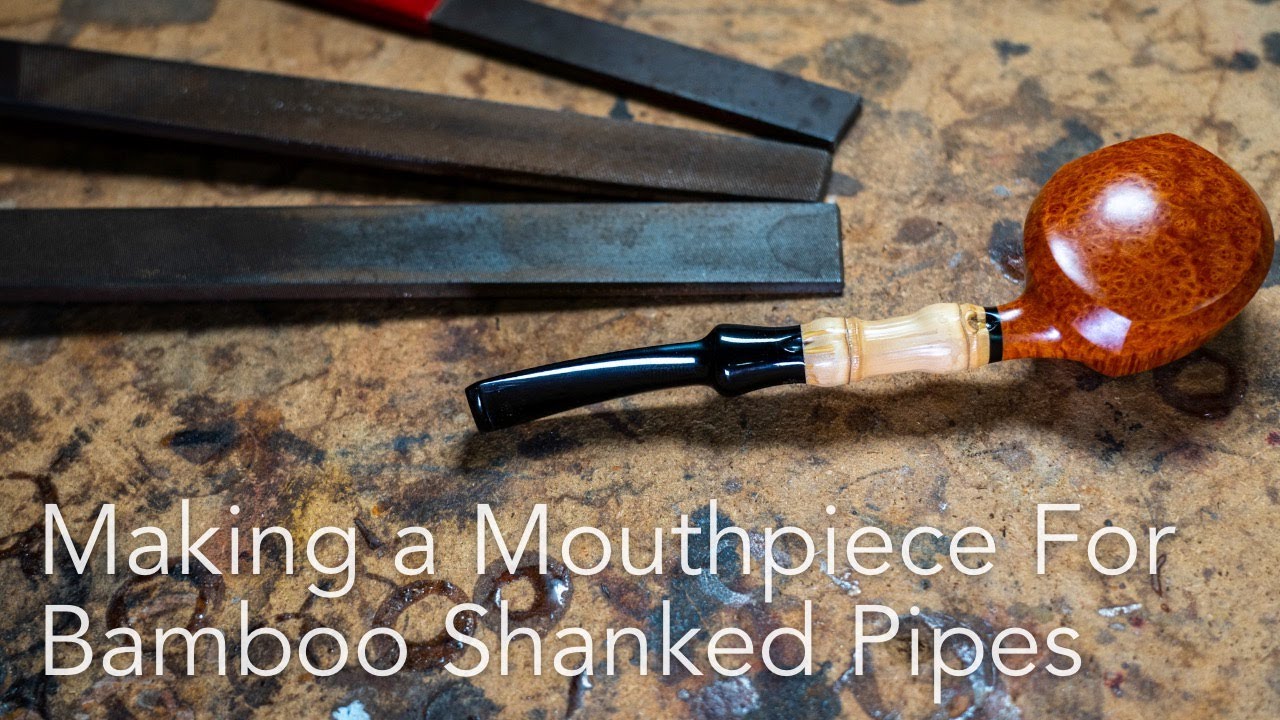 Shaping and Finishing a Handmade Mouthpiece for a Bamboo Shanked Pipe