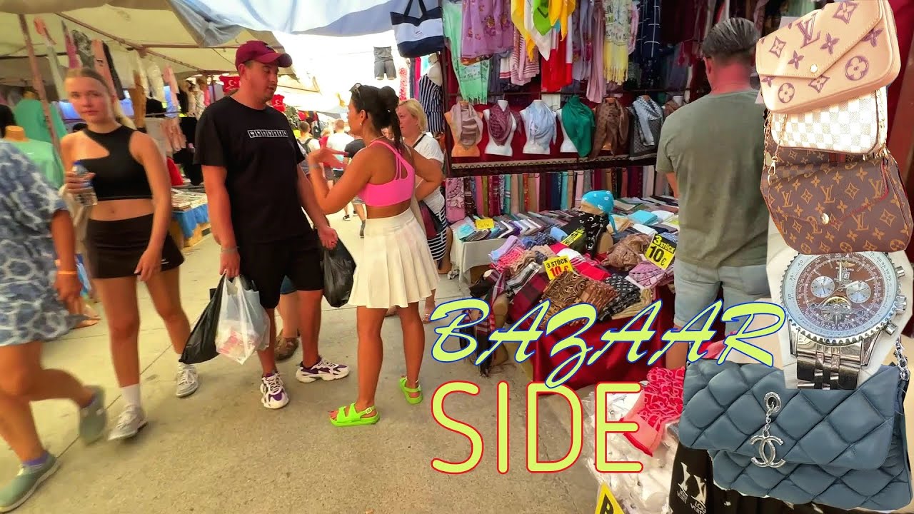 SIDE WEEKLY Street BAZAAR ON SATURDAYS 🇹🇷 TÜRKIYE / FAKE REPLICA #side #turkey #Antalya #bazaar