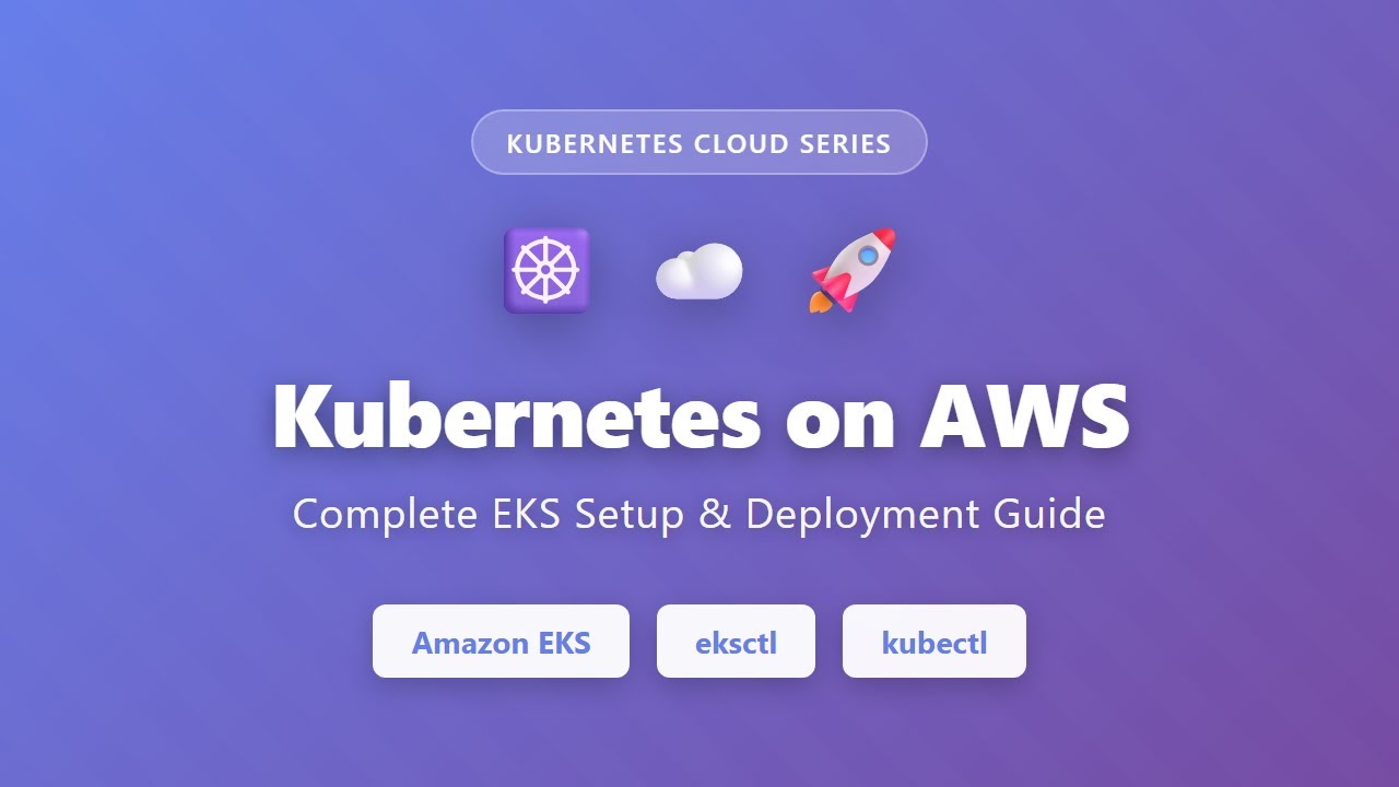 Kubernetes on AWS: Complete EKS Setup Tutorial for Beginners | eksctl Guide
