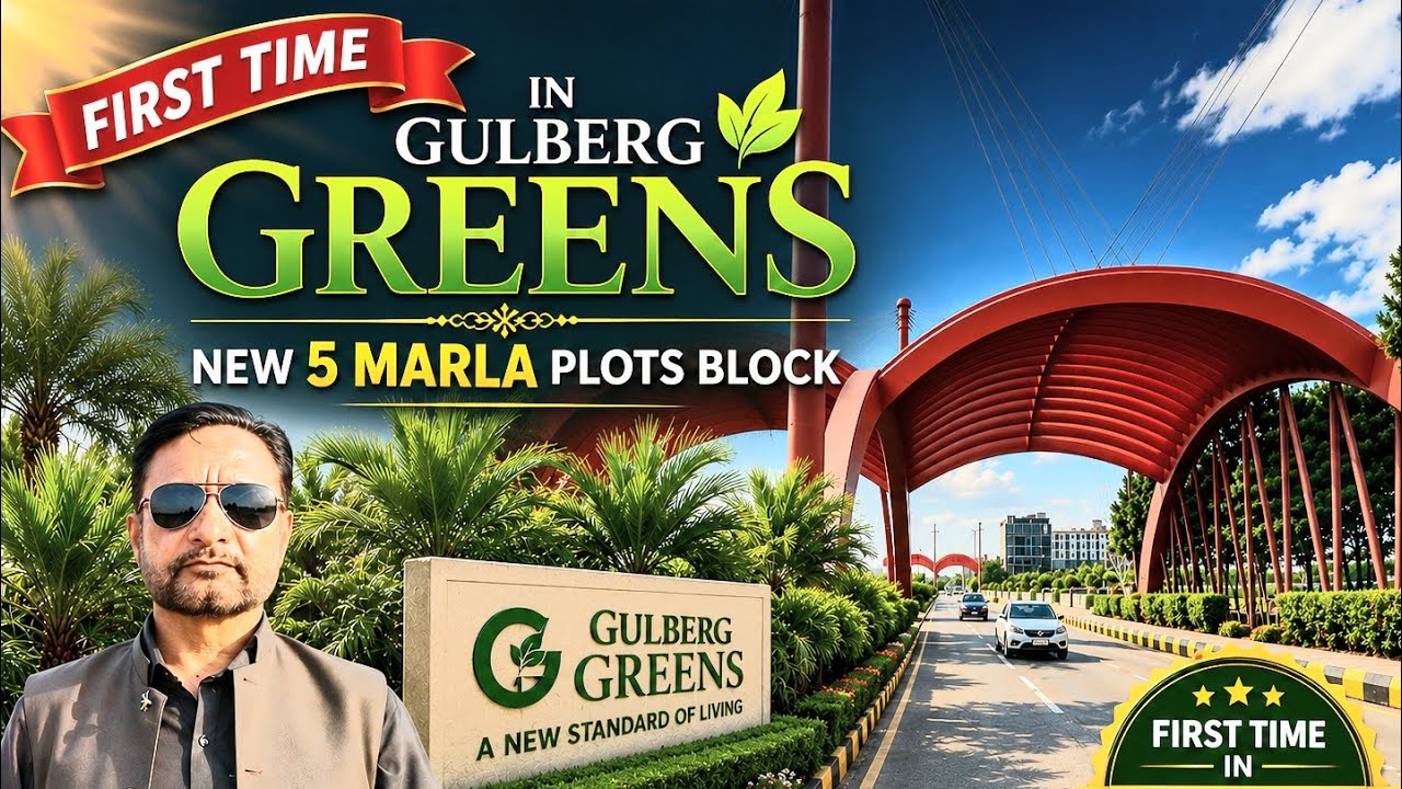 B Greens | Gulberg Green Islamabad | 5 marla plots in Gulberg GREEN islamabad 