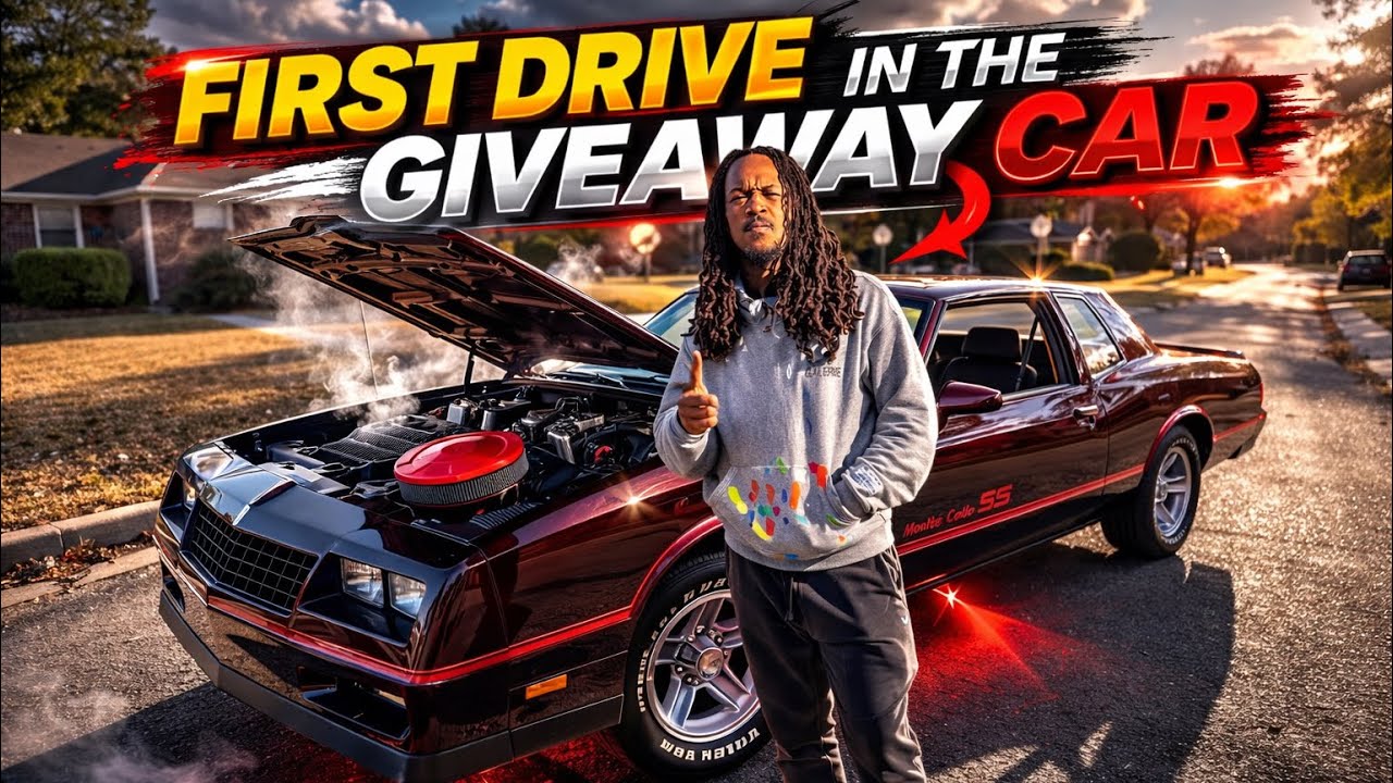 First Drive In My 1986 Monte Carlo SS (Giveaway Car)