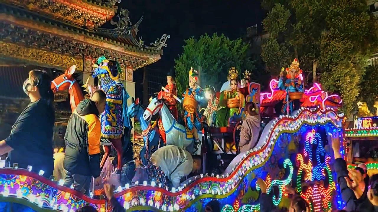丟丟丟！哇是烏魚子！真人藝閣車遶境！2025艋舺青山宮恭祝靈安尊王聖誕暨建宮170週年遶境
