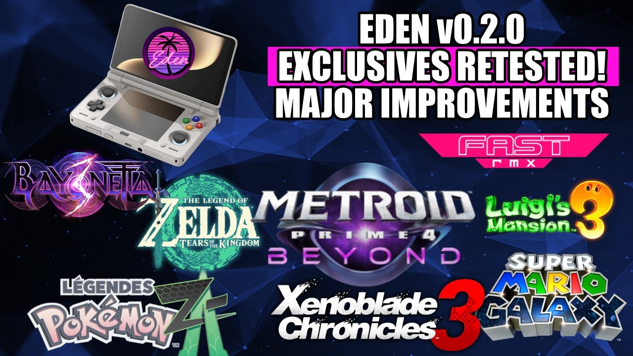 New Eden Update! Exclusive Switch Games Performance Retested on AYN Thor