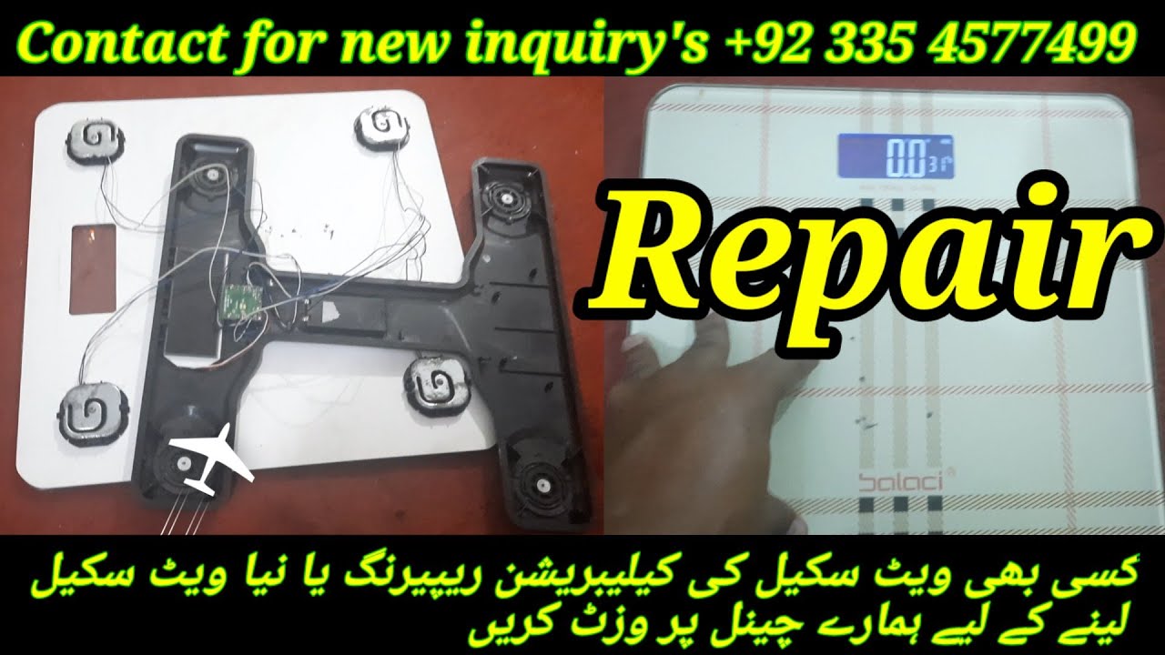 How to Repair Personal Bathroom Body Scale at Home by Care International Scale in Hindi - Urdu