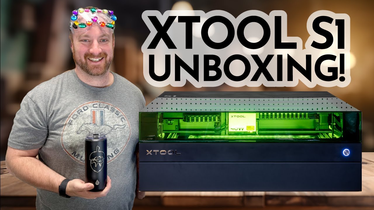 xTool S1 Unboxing and Review - MUST SEE Laser Cutter!