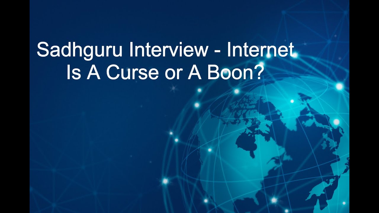 #Internet Is A Boon or Bane? #SadhguruInterview