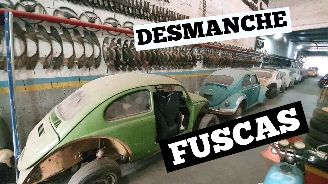 DESMANCHE DE FUSCAS - DESCOBRI UM SÓ DE VOLKS ANTIGOS