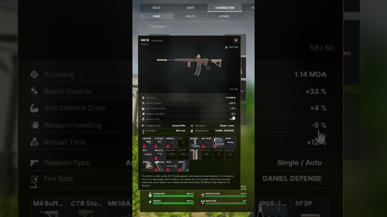 Best Mk18 Build GZW! #grayzonewarfare #gun #army #warzone #military #grayzonewarfare