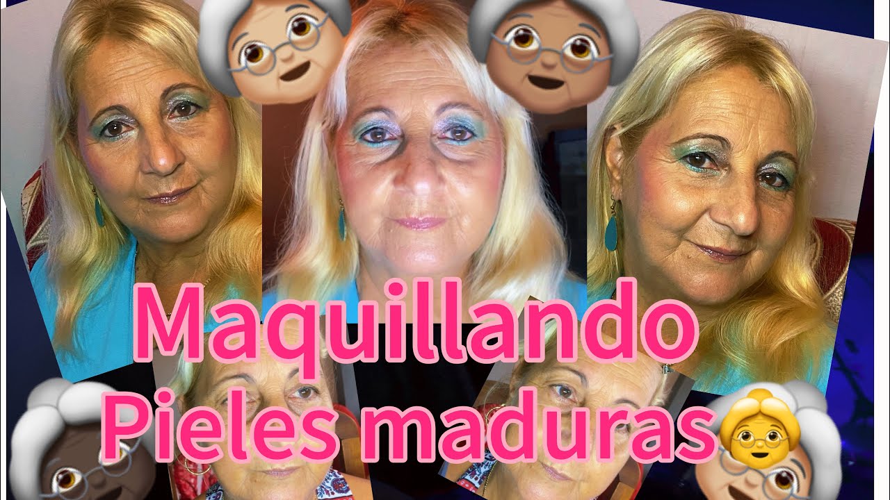 Asi maquillo las pieles maduras 👵☺️/tutorial de maquillaje para pieles más maduras