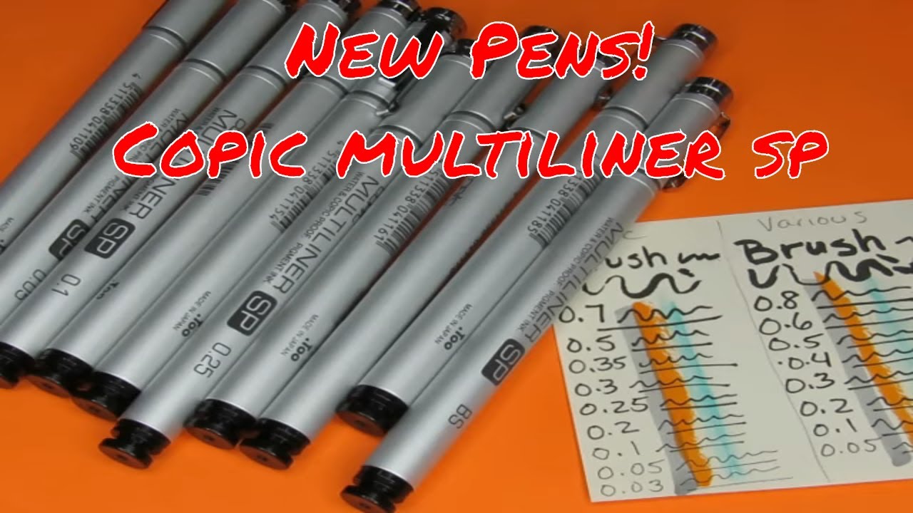 New art supply! Copic Multiliner SP