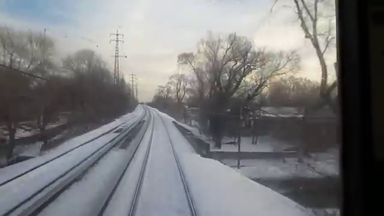 After the Snow: LIRR M3 Railfan window ride from Jamaica to Bellmore