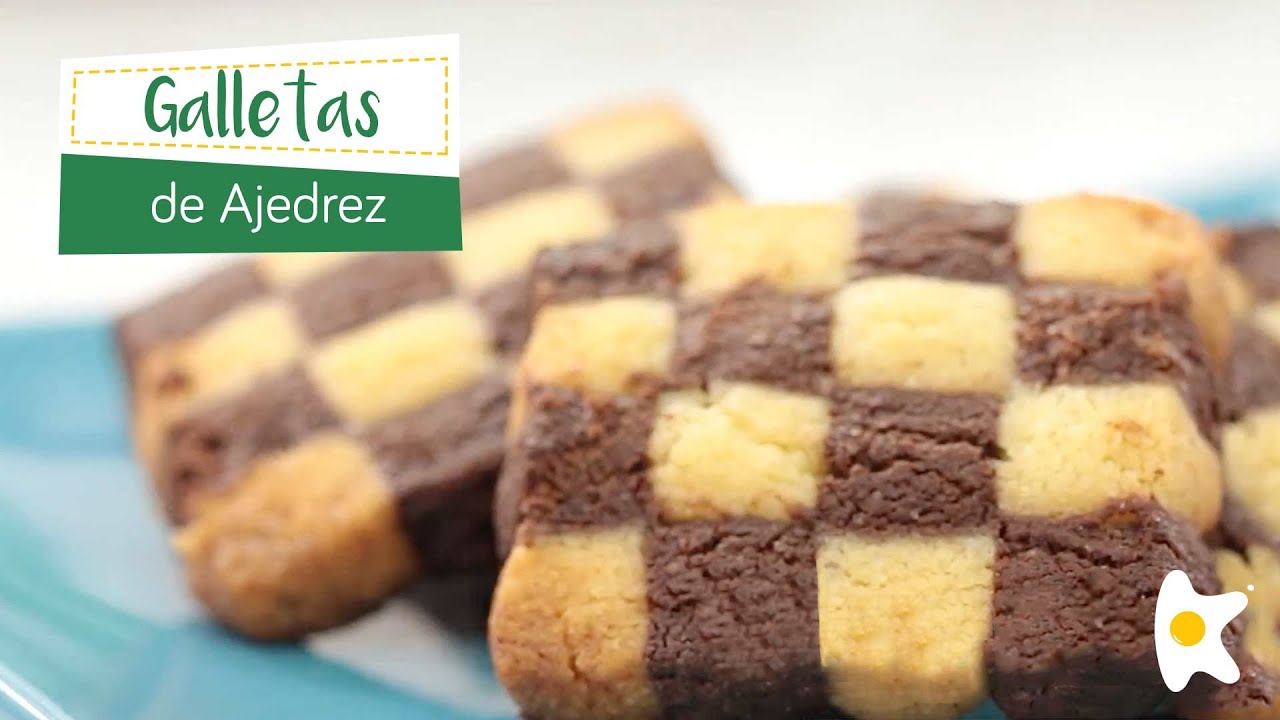 GALLETAS DE AJEDREZ | Recetas Huevos Kikes
