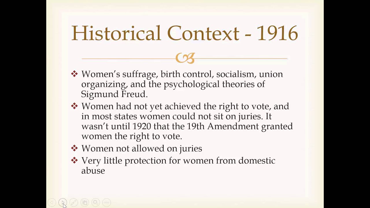 Trifles lecture