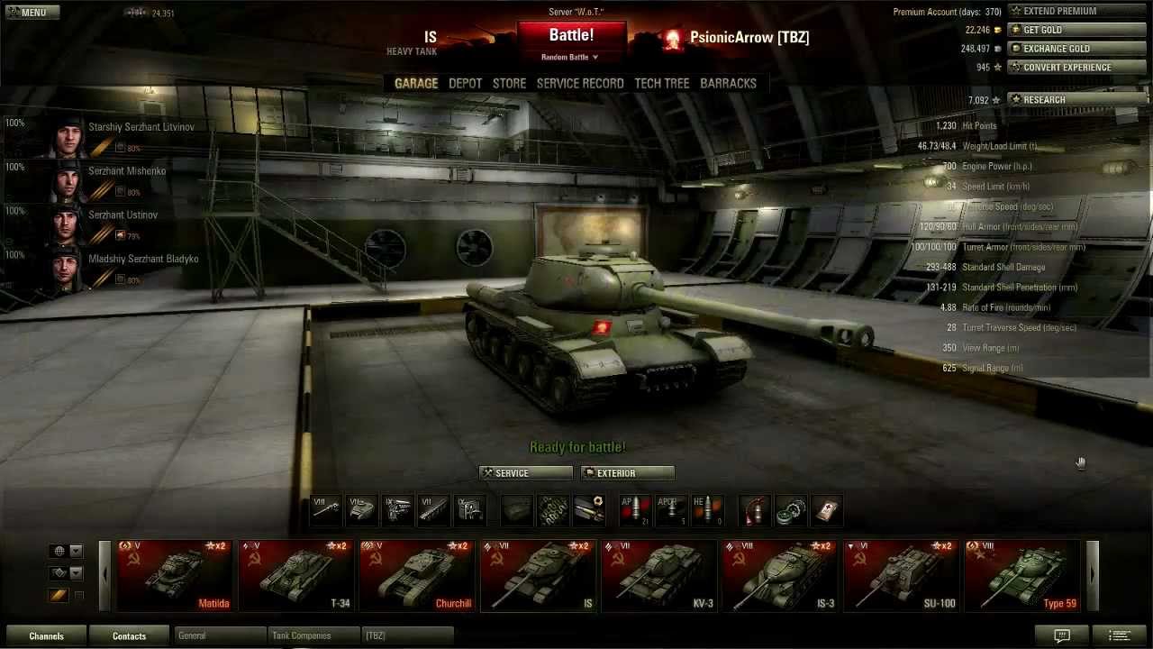 World of Tanks: IS Tier 7 Russian Heavy Strategy w/ Commentary