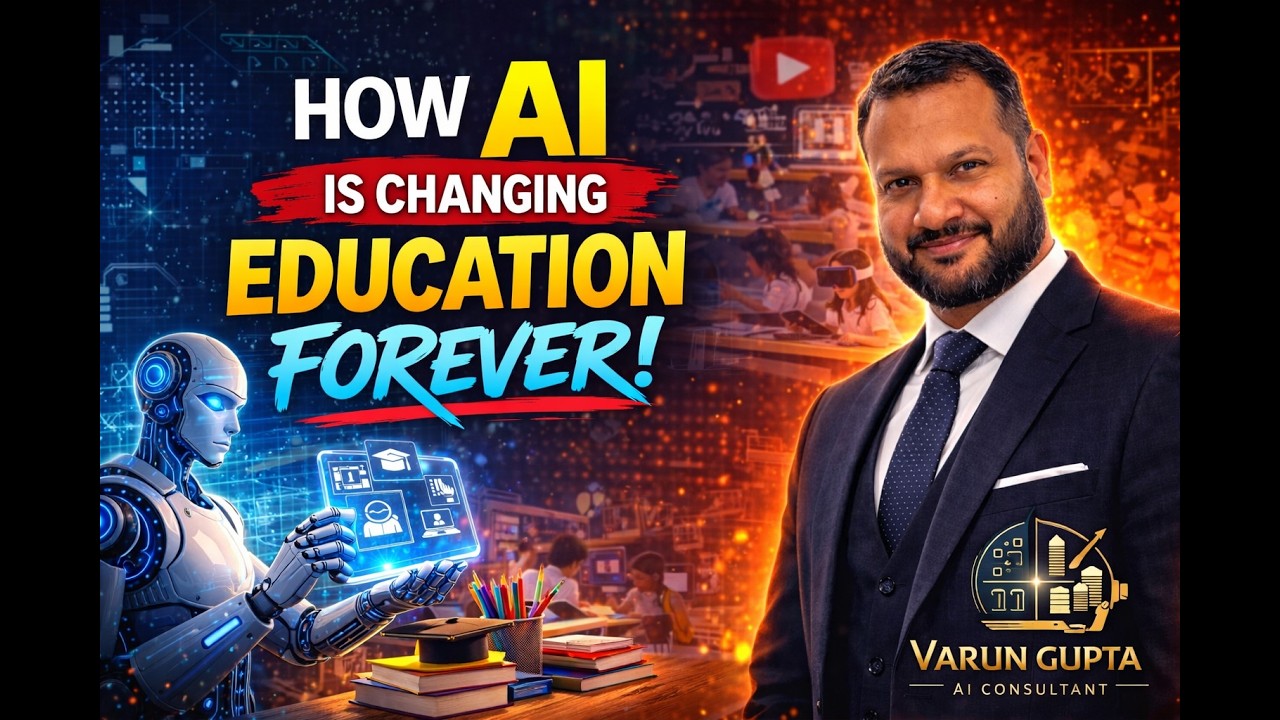 “How AI is Changing Education Forever! 🤖📚” AI Tutorial| AI Free Classes | Varun Gupta AI Consultant