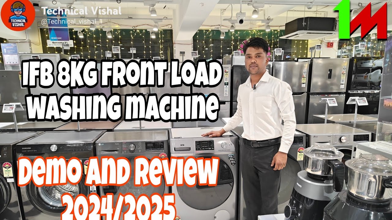 IFB front load washing machine demo and Review Best Washing machine 2024 Only.1990* #ifb