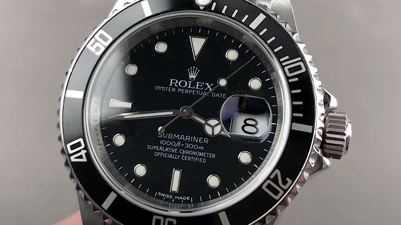 Recenzja zegarka Rolex Submariner Date 16610