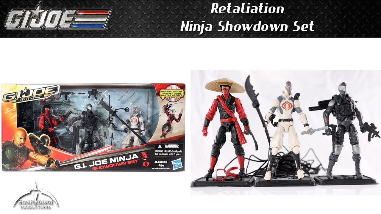 GI Joe Retaliation Ninja Showdown Set Unboxing and Review
