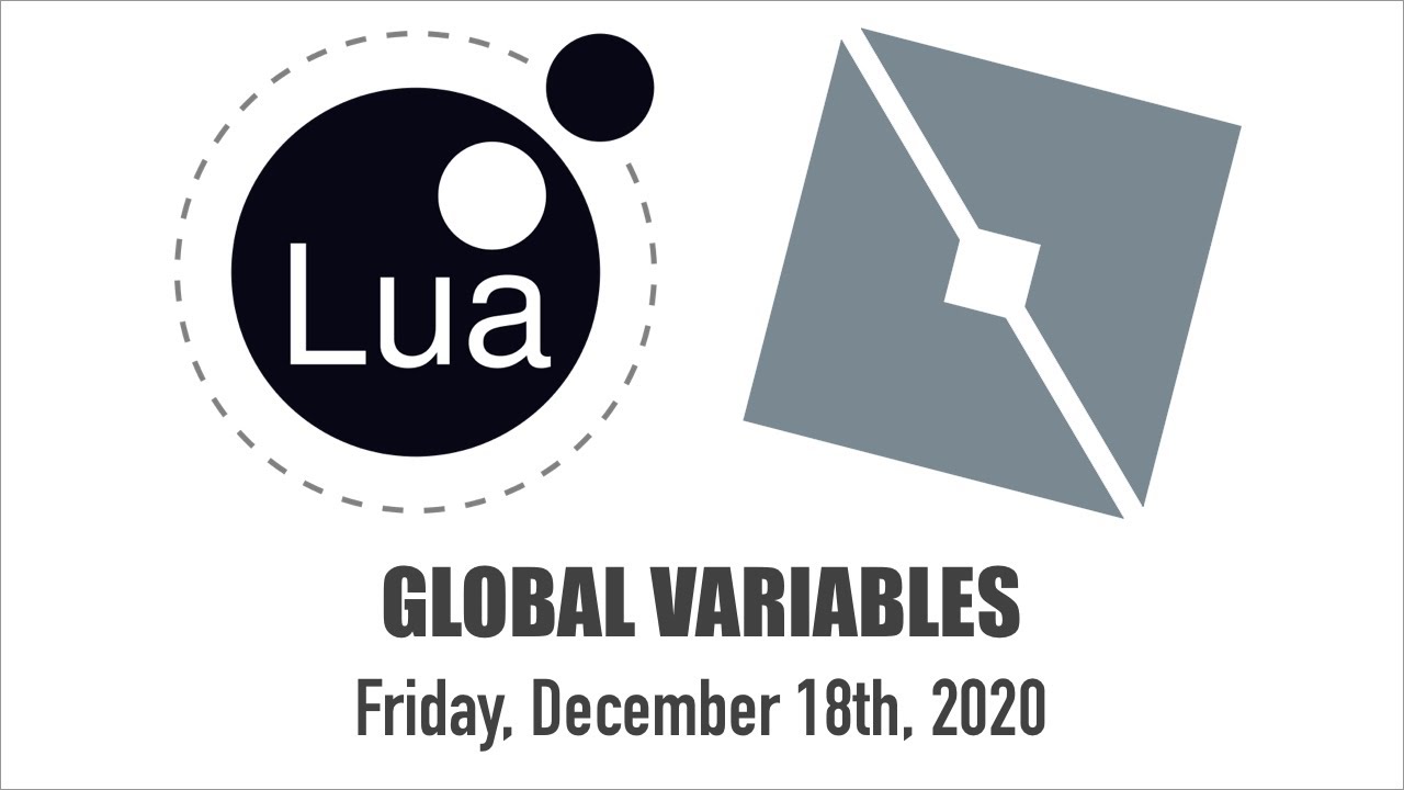 Roblox Coding: Global Variables
