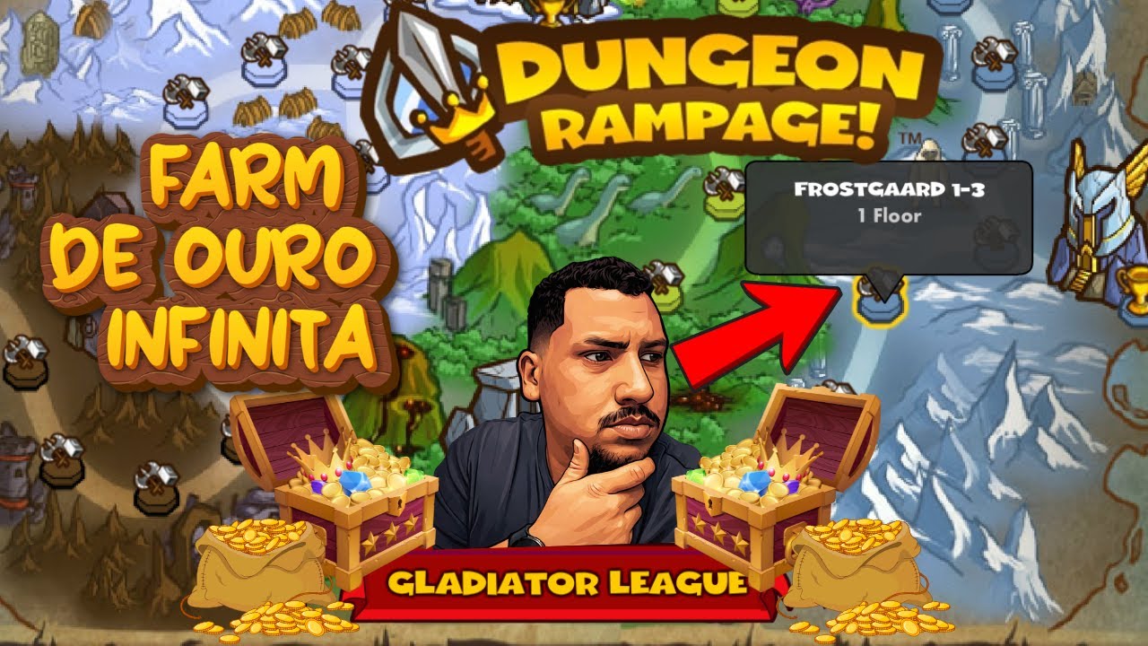 FARM DE GOLD INFINITA SEM LIMITES EM DUNGEON RAMPAGE 💰 FIQUE RICO HOJE!💰