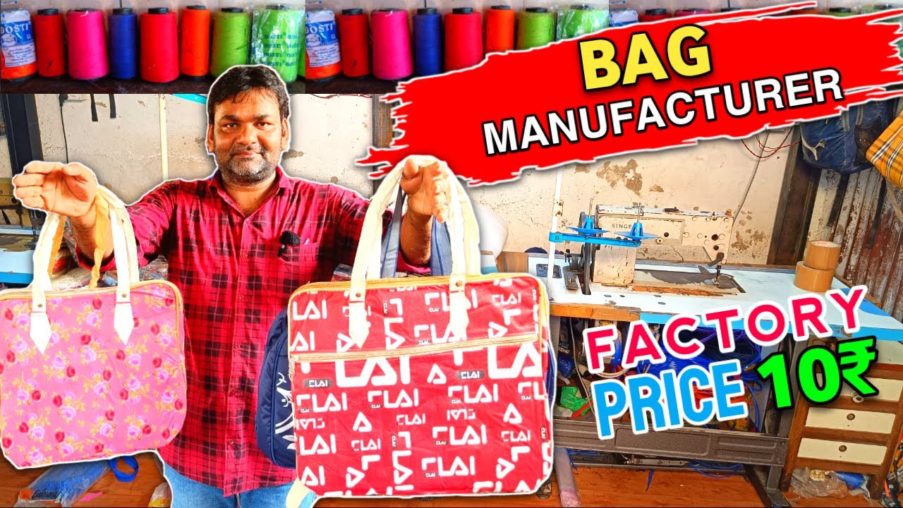 Bag Manufacturing Factory and Wholesaler in Mumbai | Mumbai Byculla Bag Market