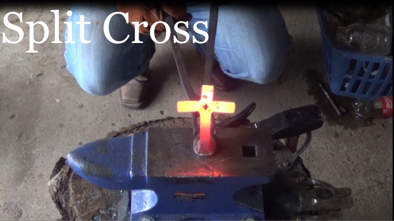 RAILROAD SPIKE SPLIT CROSS/FREDRICK’S CROSS