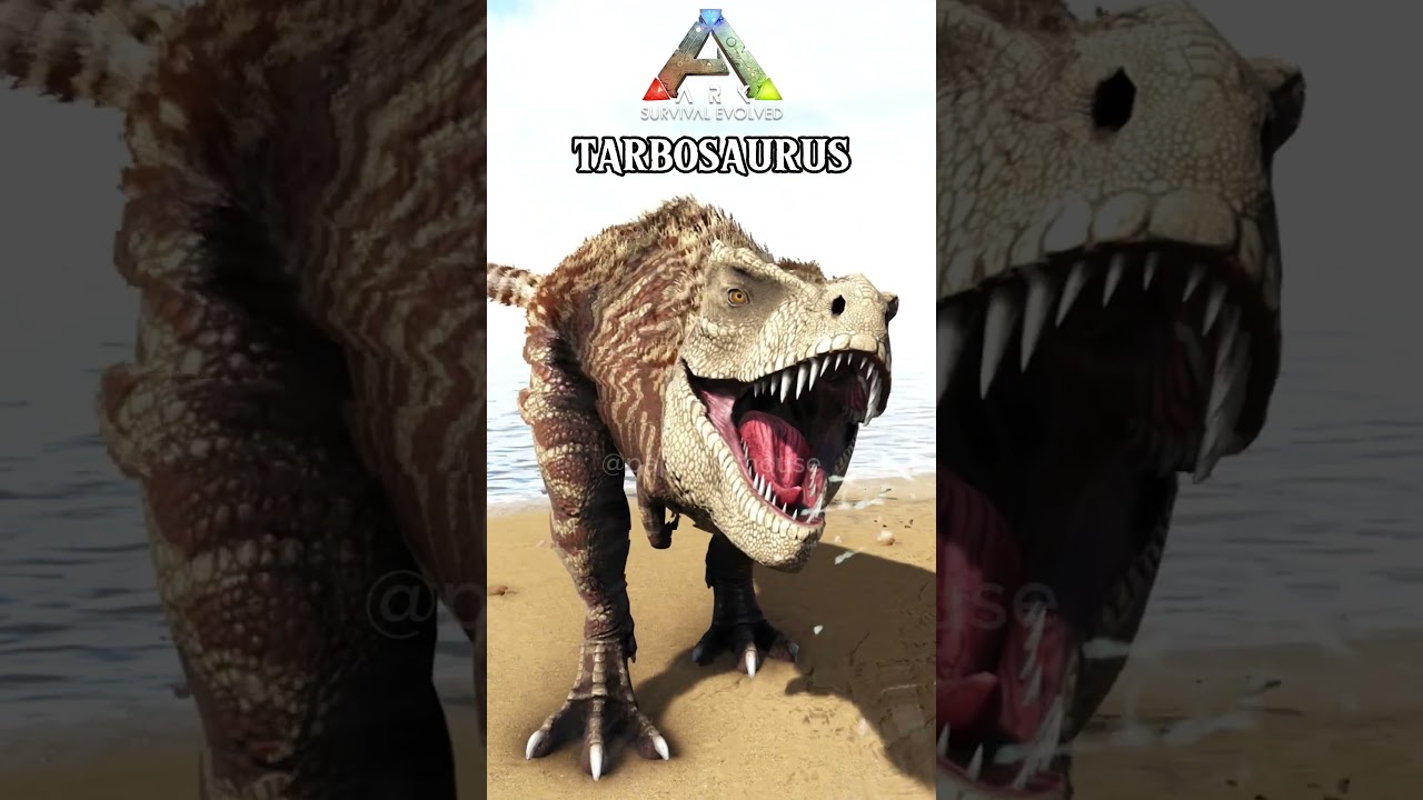 ARK ASCENDED VS ARK SURVIVAL EVOLVED MODDED DINOS PART 3 #shorts #ark #sigma