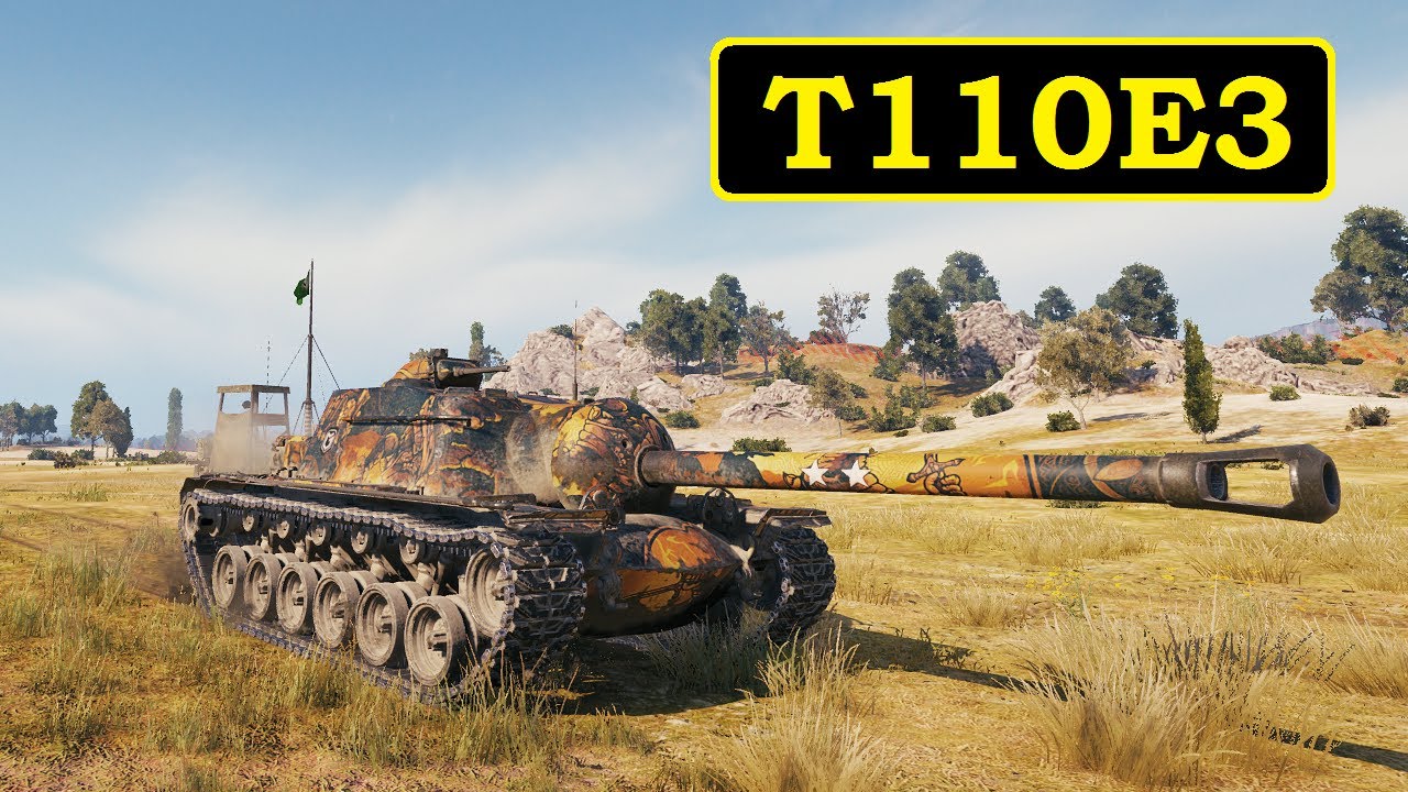 T110E3.  World of Tanks Top Replays.
