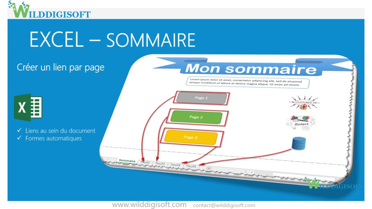 Excel Créer un Sommaire
